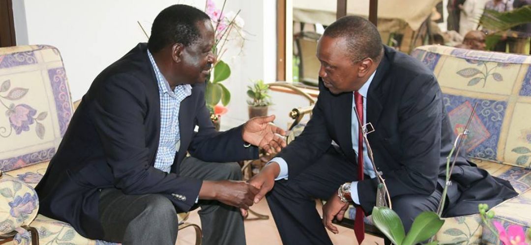 Image result for images of uhuru and raila