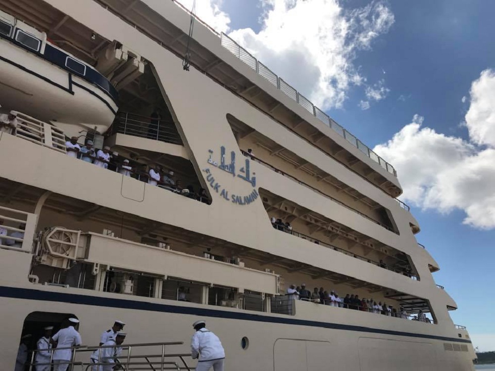 Omani luxury cruise ship docks at Port of Mombasa - Business Today Kenya