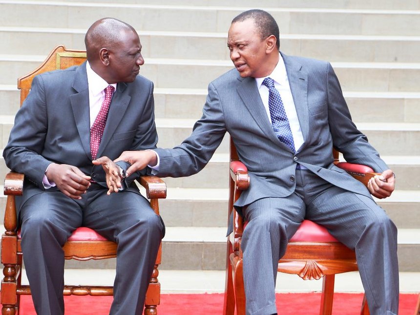 Image result for UHURU AND RUTO