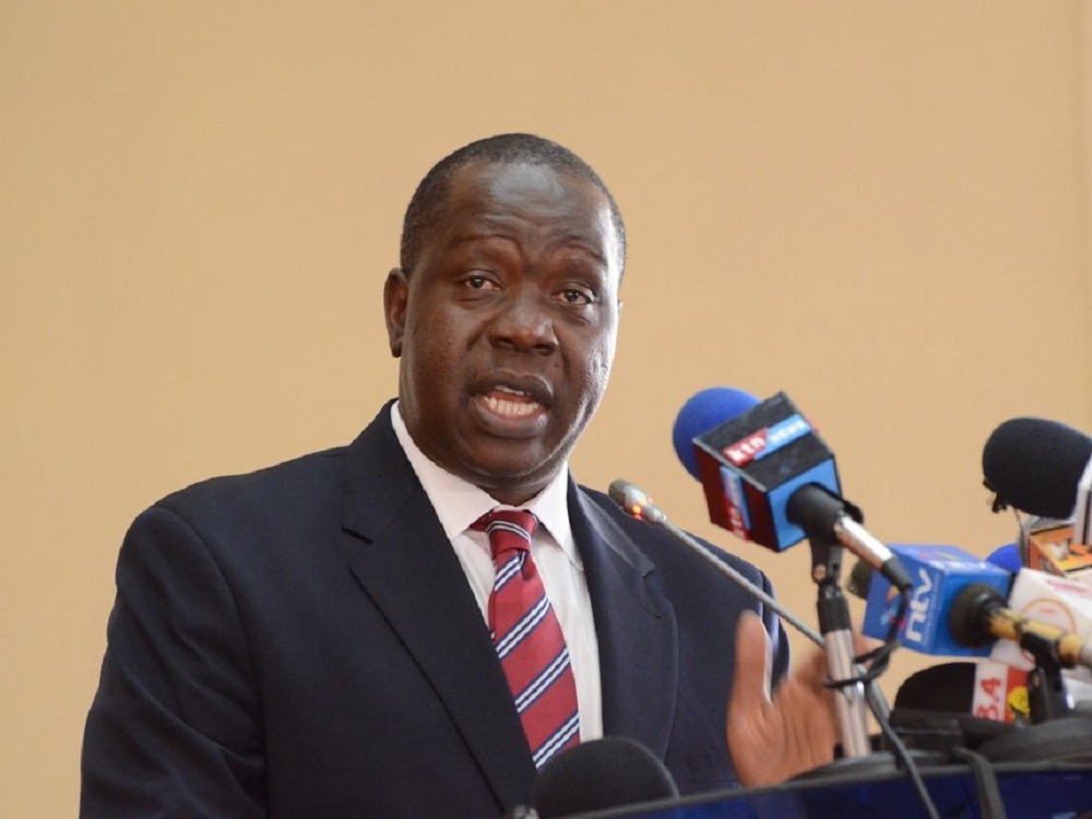 Interior Cabinet Secretary Fred Matiang'i. He has defended his decision to order closure of bars to allow for conduct of national census www.businesstoday.co.ke