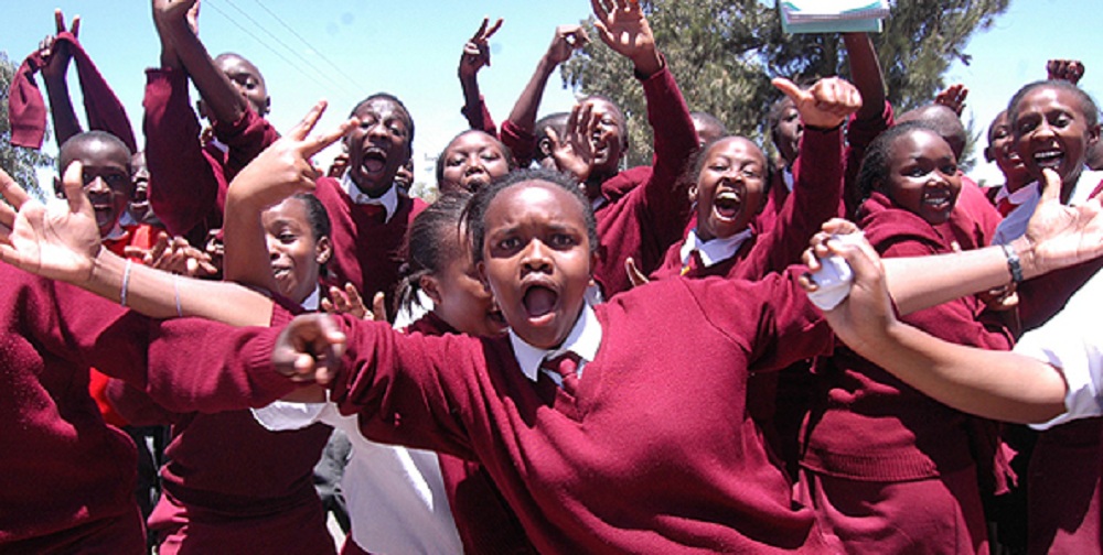 Moi Kabarak High School students sing in celebration after it produced the top KCSE candidate on February 28, 2011. Kenyan workers receive more education than they did in 1990. The Education ministry has proposed ways to control re-entry and discourage pregnancy in schools www.businesstoday.co.ke