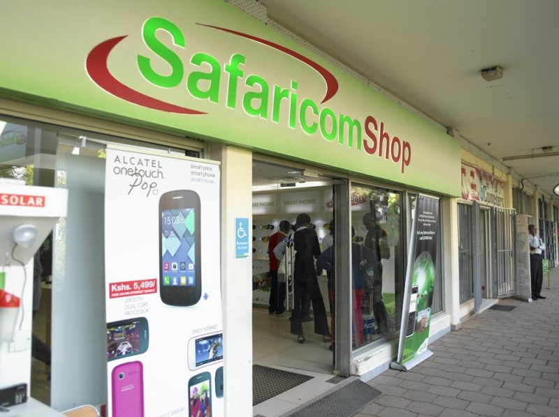 A Safaricom retail shop. Safaricom has joined the push to scale up private sector investment for sustainable development. www.businesstoday.co.ke