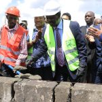 African Union High Representative for Infrastructure Development in Africa Raila Odinga lays the foundation stone while launching the Green Zone Apartments project www.businesstoday.co.ke