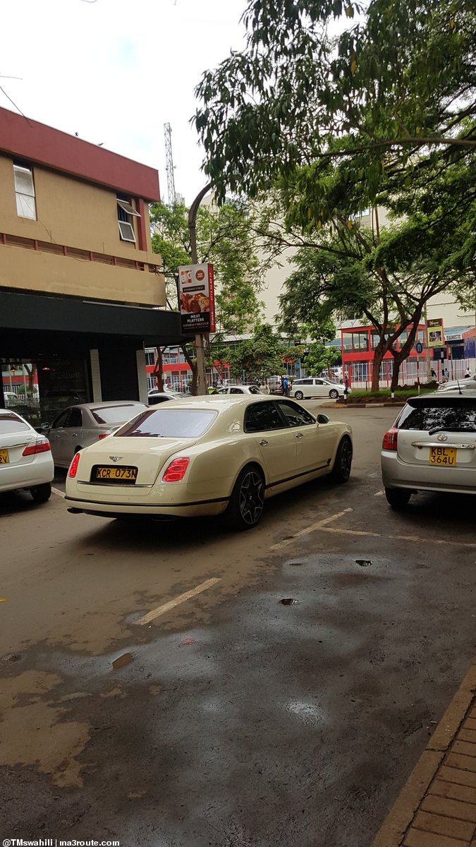 Maskini Ni Wewe A Bentley Mulsanne Cruises Through Nairobi Streets Business Today Kenya