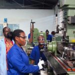 Students in a workshop,