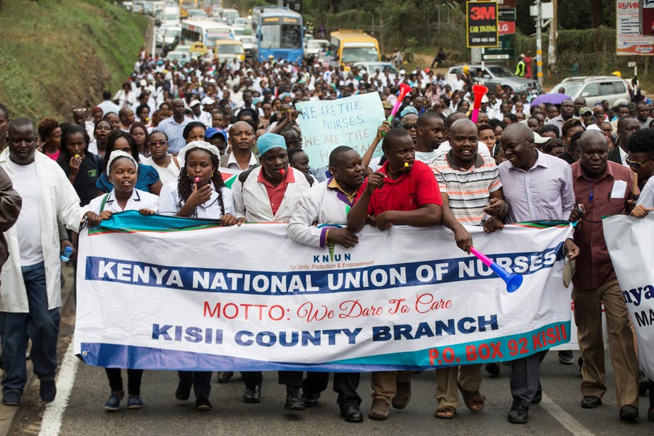 Image result for nurses strike kenya