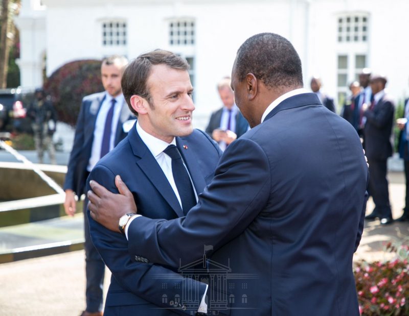 Macron in Kenya