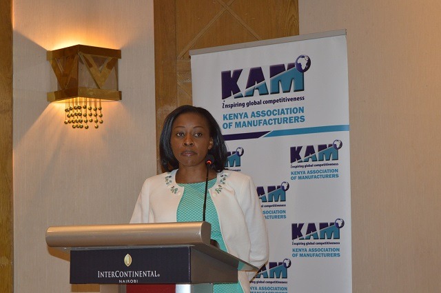 KAM CEO Phyllis Wakiaga. KAM has launched an online portal which is a directory of locally manufactured products. www.businesstoday.co.ke