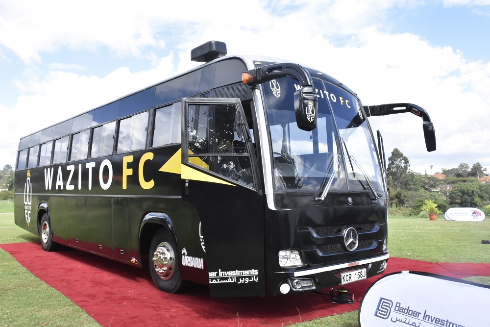 Sh12 million Wazito FC Mercedes Benz bus officially unveiled - Business ...