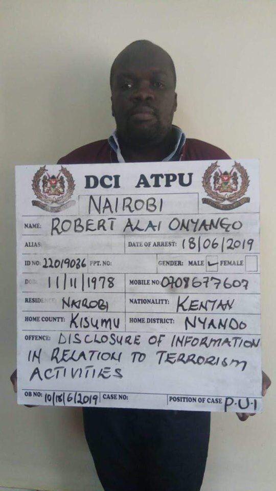 Blogger Robert Alai charges linked to terrorism activities ...