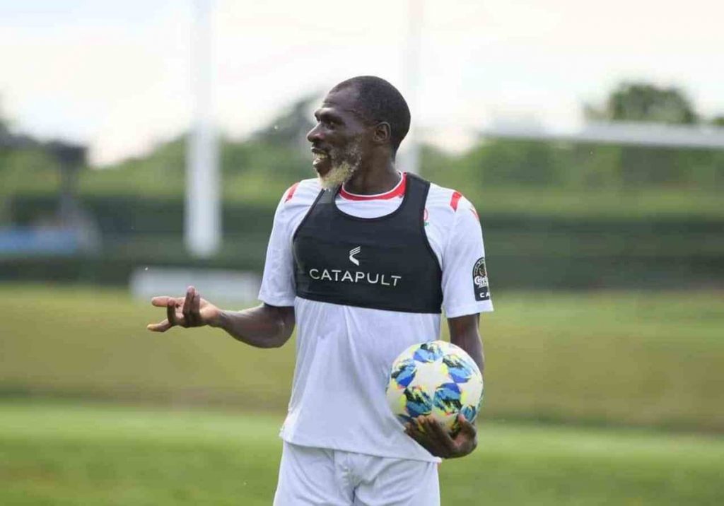 Harambee Stars defender Joash Onyango unveiled his new look at training in France. www.businesstoday.co.ke