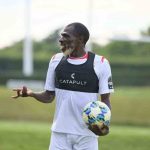 Harambee Stars defender Joash Onyango unveiled his new look at training in France. www.businesstoday.co.ke