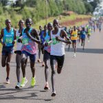 Athletes take part in a past Iren Road Race. The race categories are 10kms, 2kms fun race for seniors, and 2kms race for children www.businesstoday.co.ke