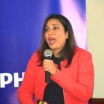 Radhika Choksey, Head of Brand, Communications and Digital Philips Africa addressing journalists in Nairobi www.businesstoday.co.ke