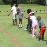 Muthaiga Primary School Pupils enjoying free golf training at the Muthaiga golf club. www.businesstoday.co.ke
