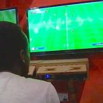 Young people enjoying a game of FIFA. FIFA 20 Demo is already out. www.businesstoday.com