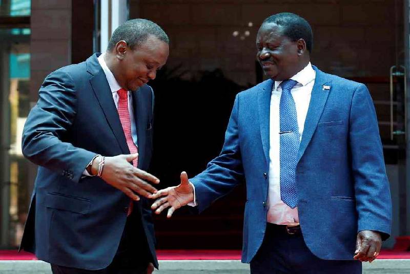 President Uhuru Kenyatta and former Prime Minister Raila Odinga. The two most critical question many Kenyans have been asking is, what President Kenyatta shall pass on to the next generation and also what Kenyans shall remember him for when he exits the corridors of power in 2022. www.businesstoday.co.ke