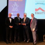 Equity Bank Corporate Banking - SME Associate Director, Jeremy Kamau (2nd left), receives the Award in the Platinum Category of SME Bank of the Year – Africa at this year’s IFC Global SME Finance Awards held in the Netherlands. www.businesstoday.co.ke