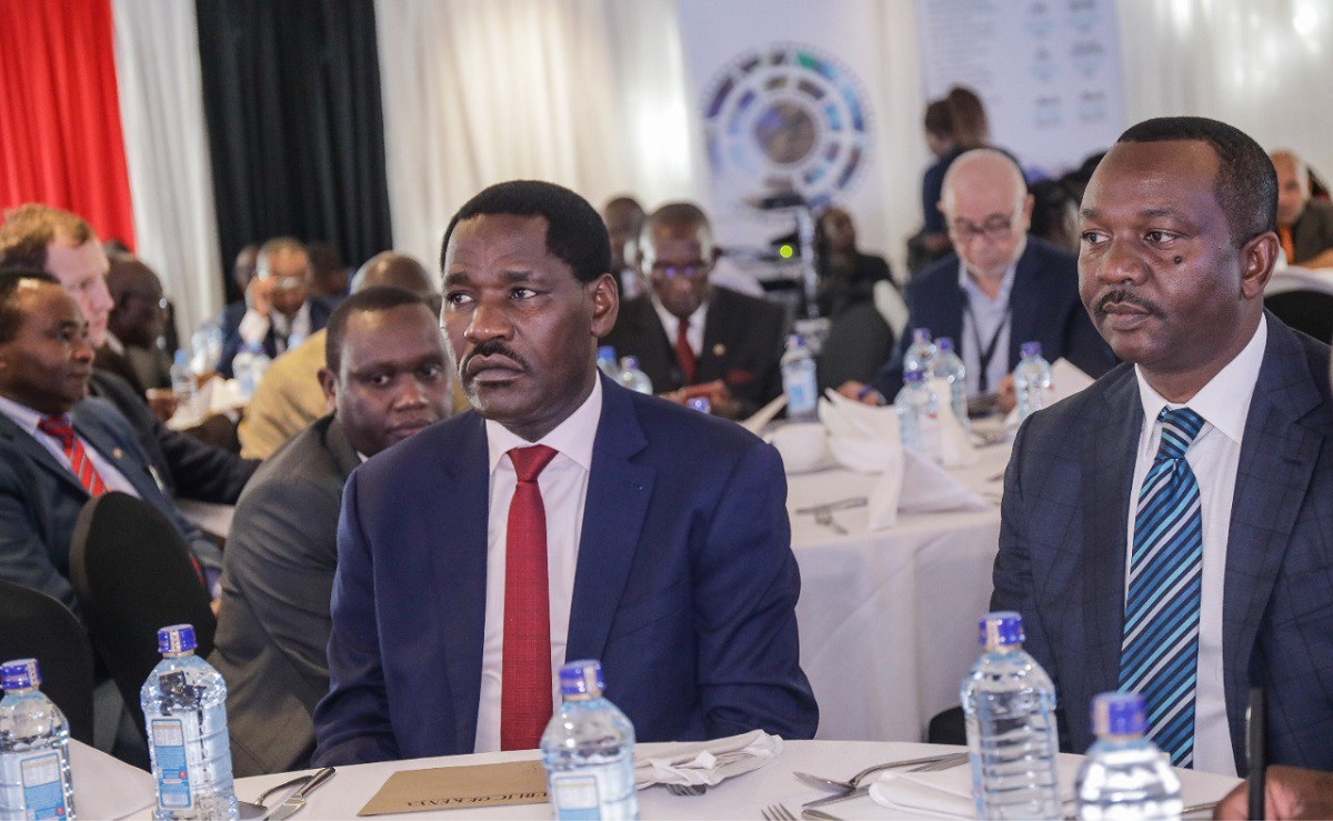 Trade CS Peter Munya with the the Kenya Investment Authority Board Chair Dennis Waweru during the launch of the policy. The government is planning a new method to attract foreign direct investment (FDI) into Kenya. www.businesstoday.co.ke
