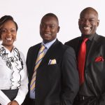 (L-R) Belinda Obura, Mike Njenga and Tom Mboya during the promotional campaign by Citizen when it relaunched. Belinda and Tom were later hired and fired after a short stint at K24. www.businesstoday.co.ke
