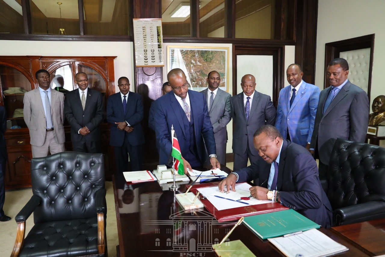 Uhuru signs into law interest capping www.businesstoday.co.ke