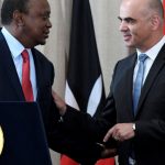 President Uhuru Kenyatta with Swiss President Alain Berset. The two signed an agreement in July last year for the repatriation of stolen wealth from Switzerland to Kenya. www.businesstoday.co.ke