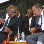 President Uhuru Kenyatta and his deputy William Ruto. Questions linger over most wealthy families calling the shots in politics over how they made the money.