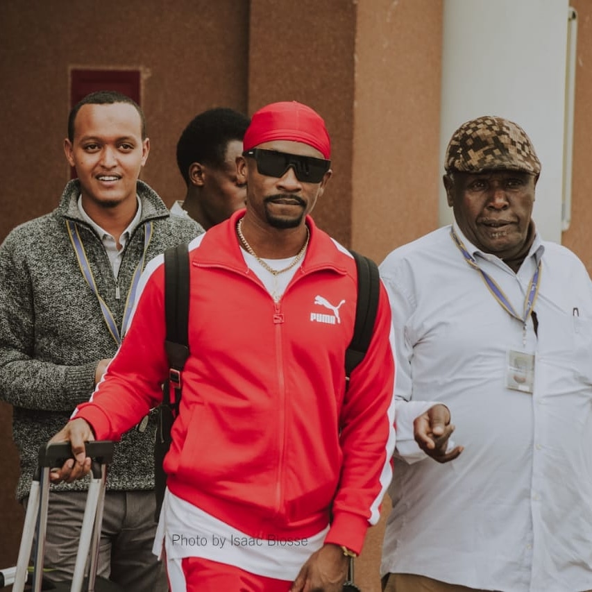 Jamaican Reggae Artist Chris Martin at the airport after landing in Kenya. www.businesstoday.co.ke