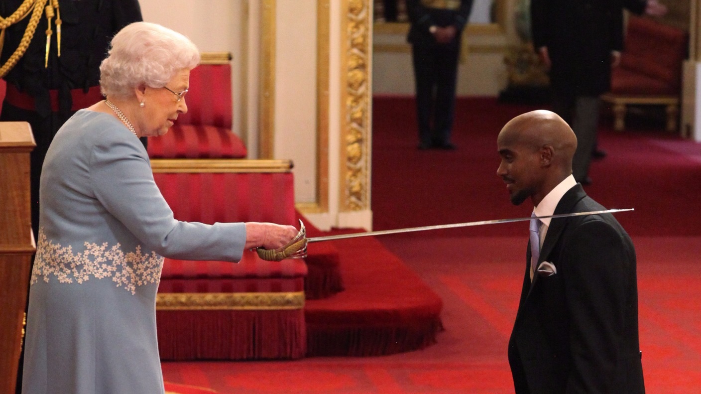 Queen Elizabeth knights sportsman Mo Farah. Questions abound over claims that Charles Njonjo was knighted. www.businesstoday.co.ke