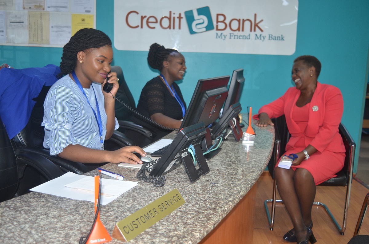 Customer Service desk at Credit bank www.businesstoday.co.ke
