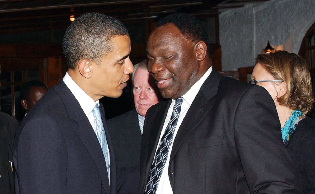 Dr Bitange Ndemo with former US President Barack Obama. Dr Ndemo says that value addition is the way to go with the government playing a role by creating incentives to attract investments. www.businesstoday.co.ke