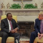 Presidents Donald Trump (US) right, and Uhuru Kenyatta left during a meeting at the White House. The two have firmed up bilateral relations where Kenya-US Free Trade Agreement is key among the deliberations. www.businesstoday.co.ke
