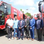 The rescue and fire-fighting trucks Kenya Airports Authority (KAA) acquired at a cost of Ksh 369 million. www.businesstoday.co.ke