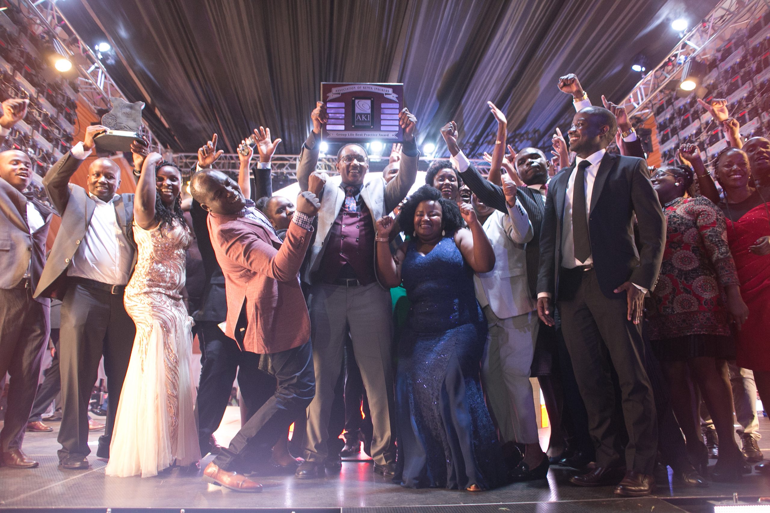 CIC Group celebrate their Group Life Company of the Year Award. www.businesstoday.co.ke