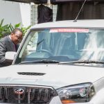 President Uhuru Kenyatta with the locally assembled Mahindra Scorpio pick up. Mahindra Motors has joined the list of globally renowned automotive brands that have chosen Kenya as their home. www.businesstoday.co.ke