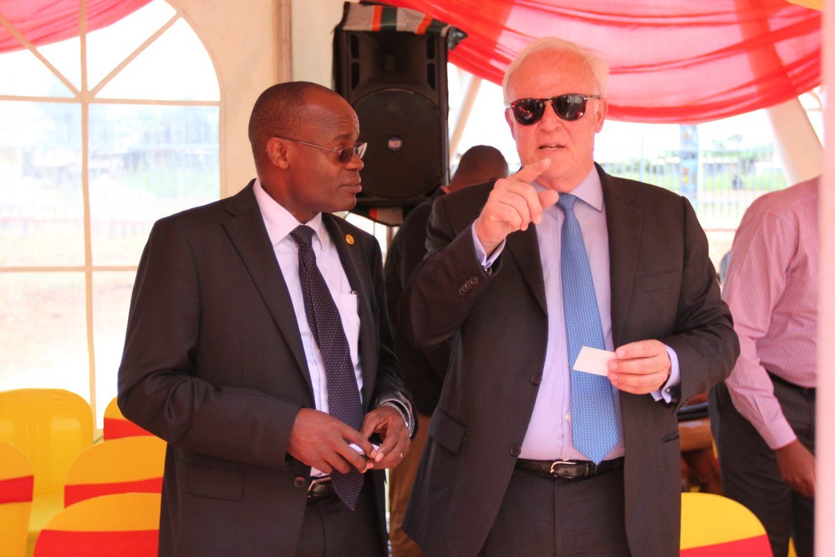 Vivo Energy CEO Christian Chammas (R). He announced the resignation in a terse statement with Omar Benson as the replacement for Igathe. www.businesstoday.co.ke