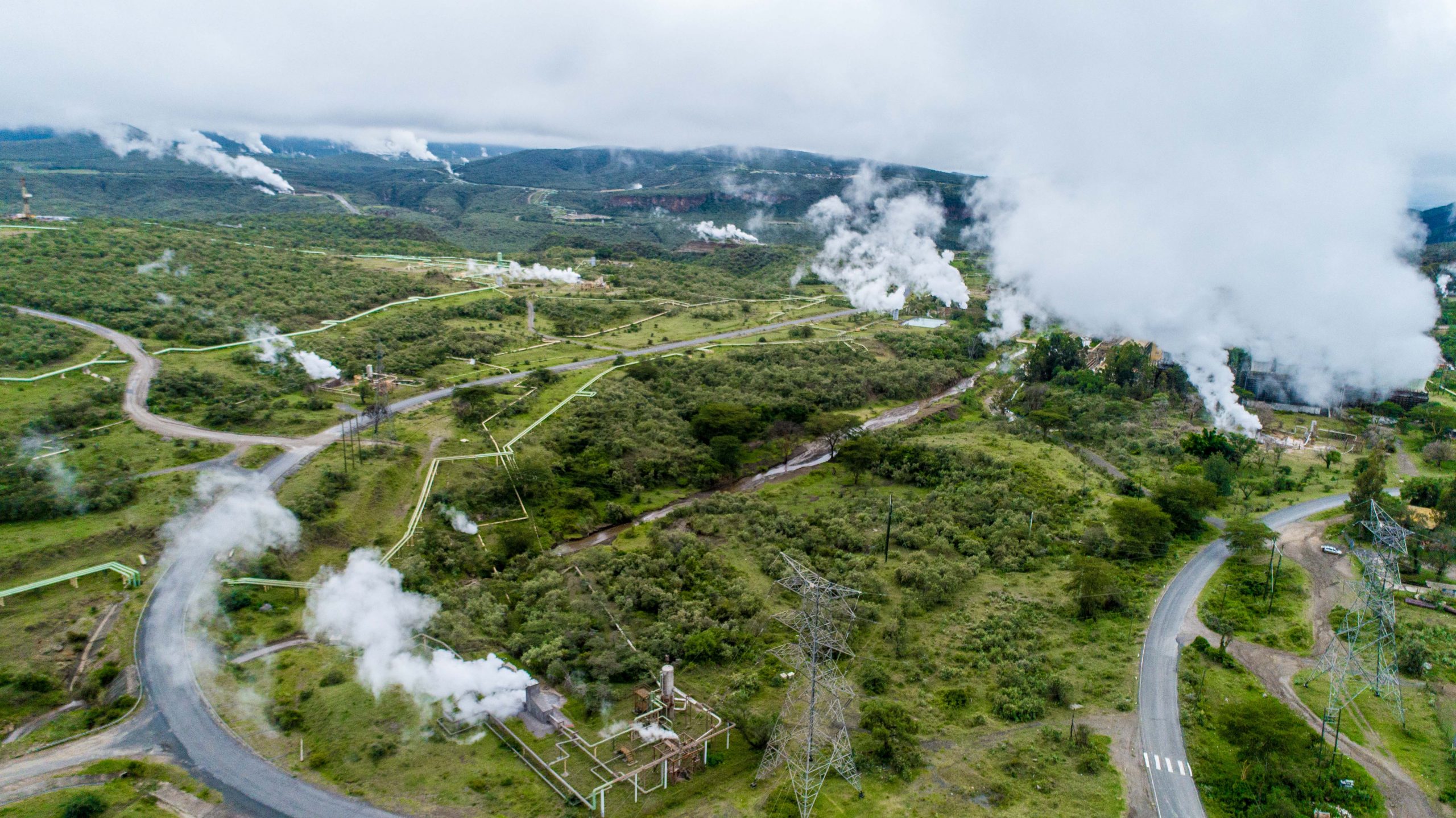 Olkaria Geothermal Fields.