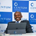 Centum CEO James Mworia at a past briefing