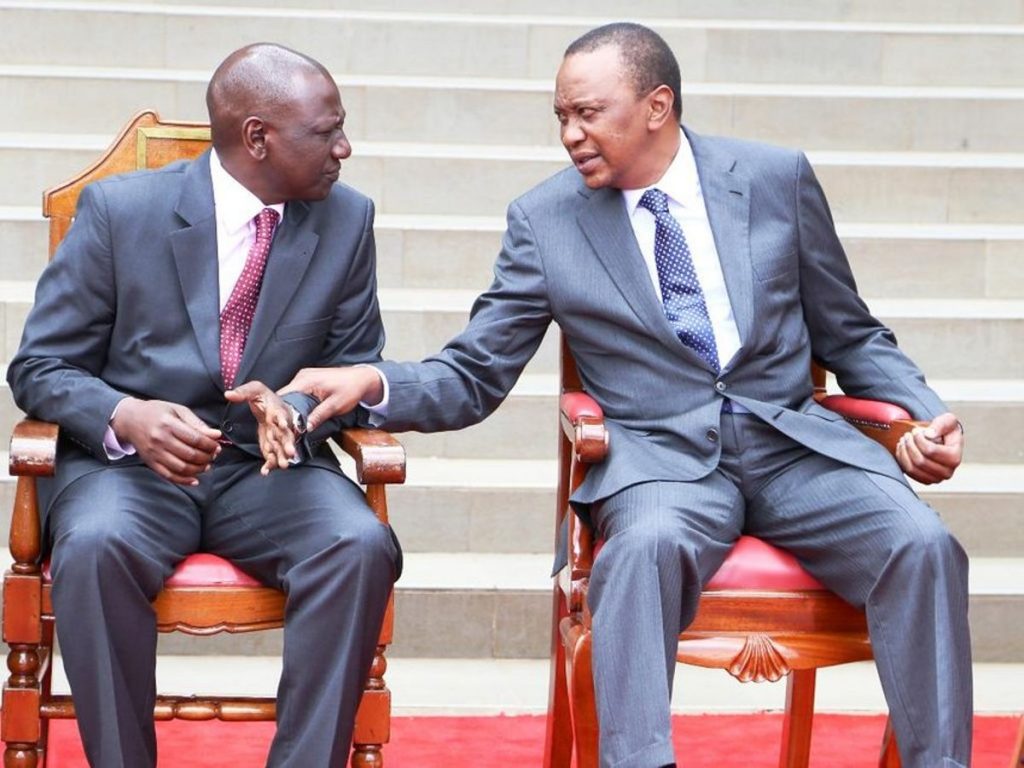 President Uhuru Kenyatta and DP William Ruto pictured at a past forum