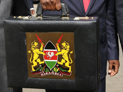 The iconic Kenyan Budget Briefcase. Treasury Cabinet Secretary Ukur Yatani is expected to read the budget in July.