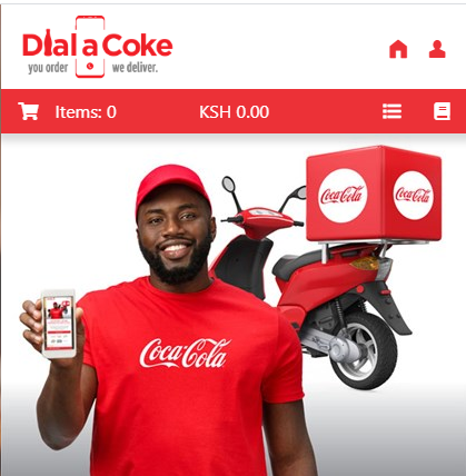 Snapshot of the DialaCoke delivery service