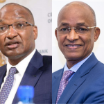 CBK Governor Patrick Njoroge and former Guinea PM Cellou Diallo