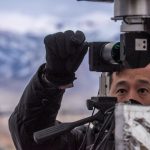 A member of the team at X during early tests for Project Taara