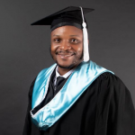 Jalang'o pictured in his graduation gown