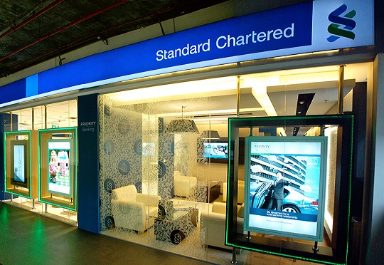 A Standard Chartered bank branch.