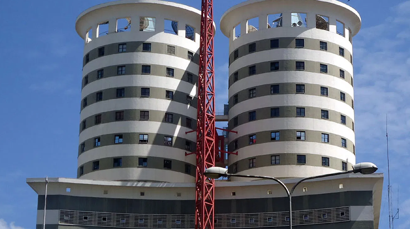 Nation Media Group's Twin Towers headquarters in Nairobi