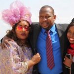 (L-R) Primrose Mbuvi, Nairobi Governor Mike Sonko and Saumu Sonko pictured during a past celebration. A 2018 trip to New York by Primrose and Saumu is being cited as evidence in impeachment proceedings against the Governor.
