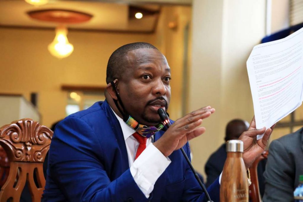 Mike Sonko responds to questions during a past grilling.