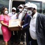 Building Bridges Initiative (BBI) backers deliver signatures to IEBC headquarters in Nairobi on December 10, 2020.