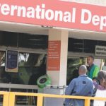 An international departures terminal at the Jomo Kenyatta International Airport (JKIA). Relaxed visa rules are expected to make it easier for Kenyans to work in the United Kingdom in the post-Brexit era.